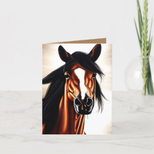 Majestic Mustang - frihetens sprit Tack Kort