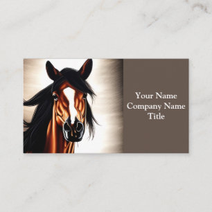 Majestic Mustang - frihetens sprit Visitkort