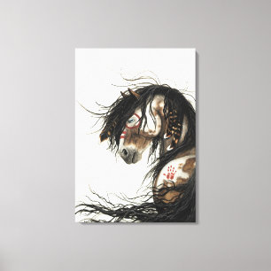 Majestic Mustang Horse av BiHrLe Canvas