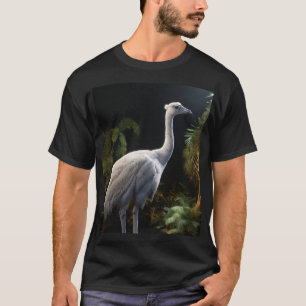 Majestic New Zealand White Moa - 3D Realistic T-Sh T Shirt