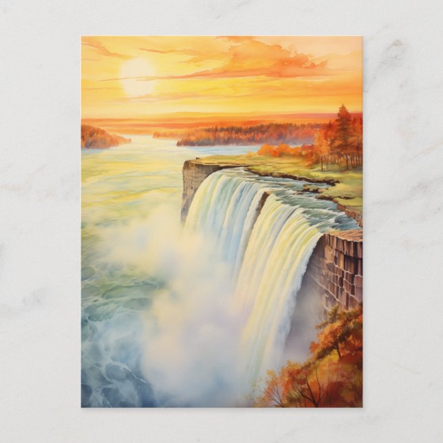 Majestic Niagara Falls #11 Vykort (Framsida)