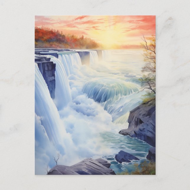 Majestic Niagara Falls #12 Vykort (Framsida)