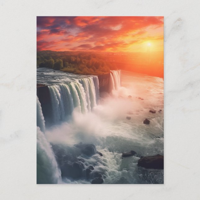 Majestic Niagara Falls #26 Vykort (Framsida)