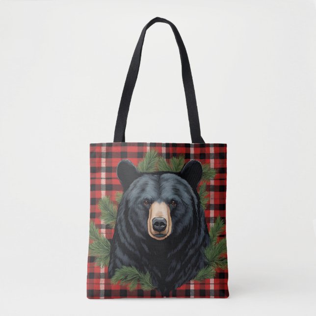 Majestic Northern Black Bear Tygkasse (Framsida)