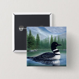 Majestic Northern Wilderness Loon Knapp
