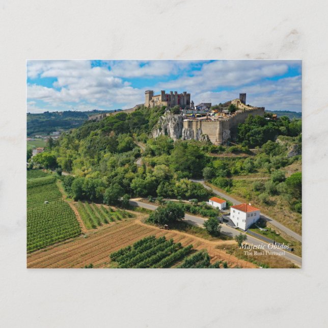Majestic Obidos- REAL PORTUGAL Vykort (Framsida)