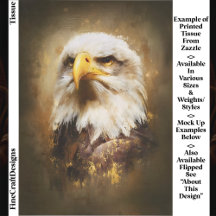 Majestic Örn, Oil Stil Art EF5L Decoupage