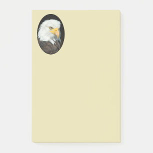 Majestic Örn Porträtt Post-it Block