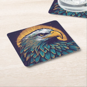 Majestic Örn Underlägg Papper Kvadrat