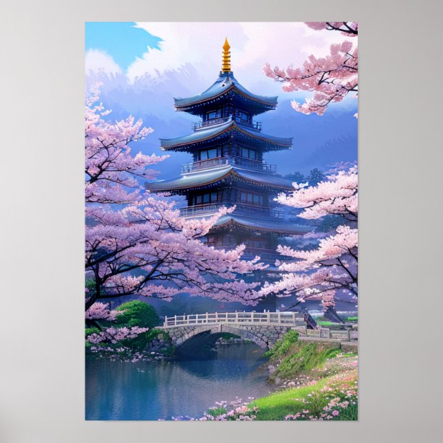 Majestic Pagoda Poster (Framsidan)