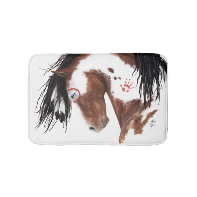 Majestic Paint Pinto Horse by Bihrle Badrumsmatta (Framsidan)