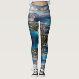 ’Majestic Peaks Reflection’ Leggings
