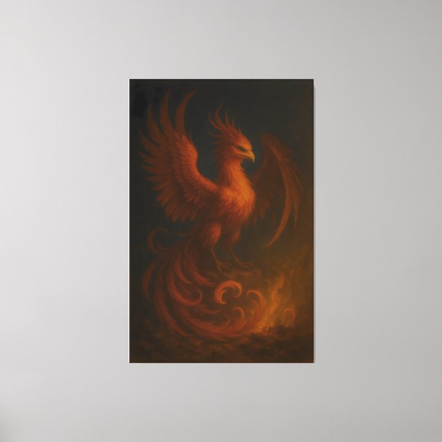 Majestic Phoenix • Fine Art Canvas (Framsida)
