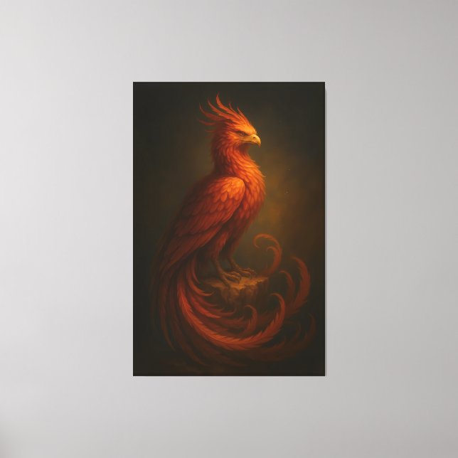 Majestic Phoenix • Fine Art Canvas (Framsida)