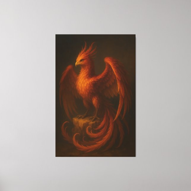 Majestic Phoenix • Fine Art Canvas (Framsida)
