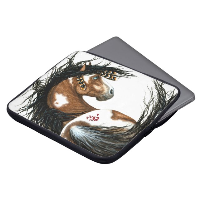Majestic Pinto Paint Horse av BiHrle Laptop sleeve (Framsida topp)
