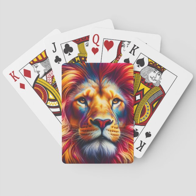 Majestic Rainbow Lejon Casinokort (Baksidan)