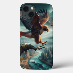 Majestic Red Tails Hawk Soaring