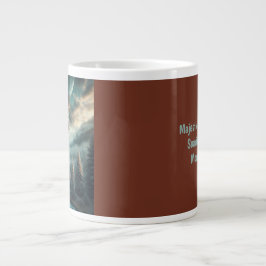 Majestic Red Tails Hawk Soaring Jumbo Mugg