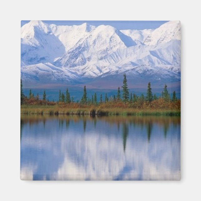 Majestic Reflection, Alaska Magnet (Framsidan)
