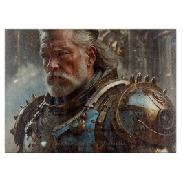 Majestic Regal Steampunk Kung Glass Chopping Board