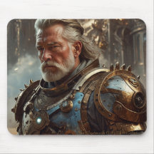 Majestic Regal Steampunk Kung Mousepad