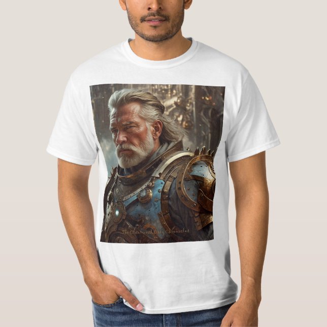 Majestic Regal Steampunk Kung T-Shirt (Framsida)