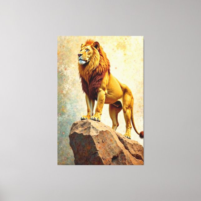 Majestic Roar Canvastryck (Framsida)