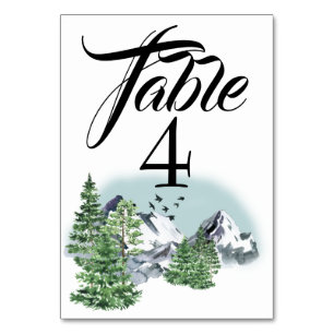Majestic Rocky mountains Pacific Northwest Forest Bordsnummer