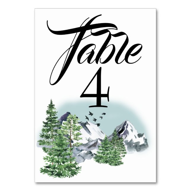 Majestic Rocky mountains Pacific Northwest Forest Bordsnummer (Framsidan)