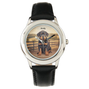 Majestic Rottweiler Barn Personlig Armbandsur