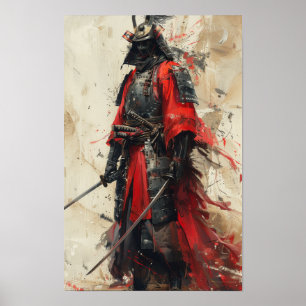 Majestic Samurai Poster - Fullt Bild från Vario.