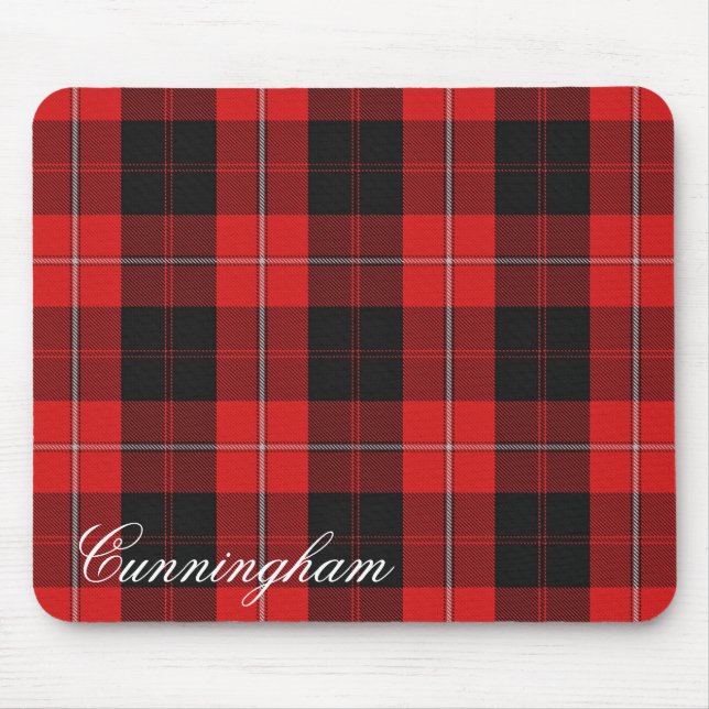 Majestic Scottish Klan Cunningham Tartan Musmatta (Framsidan)