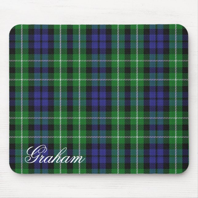 Majestic Scottish Klan Graham Tartan Musmatta (Framsidan)