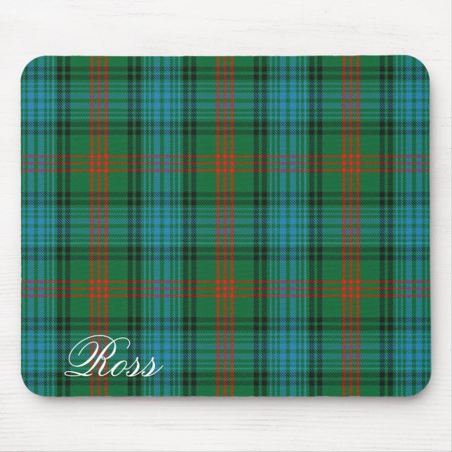 Majestic Scottish Klan Ross Tartan Musmatta (Framsidan)