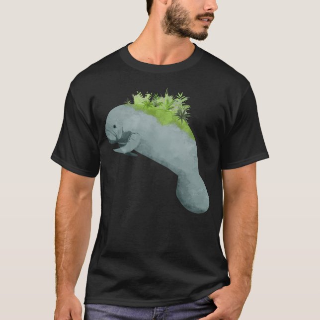 Majestic Sea Cow T Shirt (Framsida)