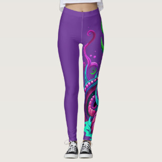 Majestic Sea Monster i Turcos Vinkara Leggings