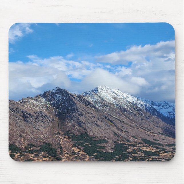 Majestic Snö-Ccap Mountain Mousepad Musmatta (Framsidan)