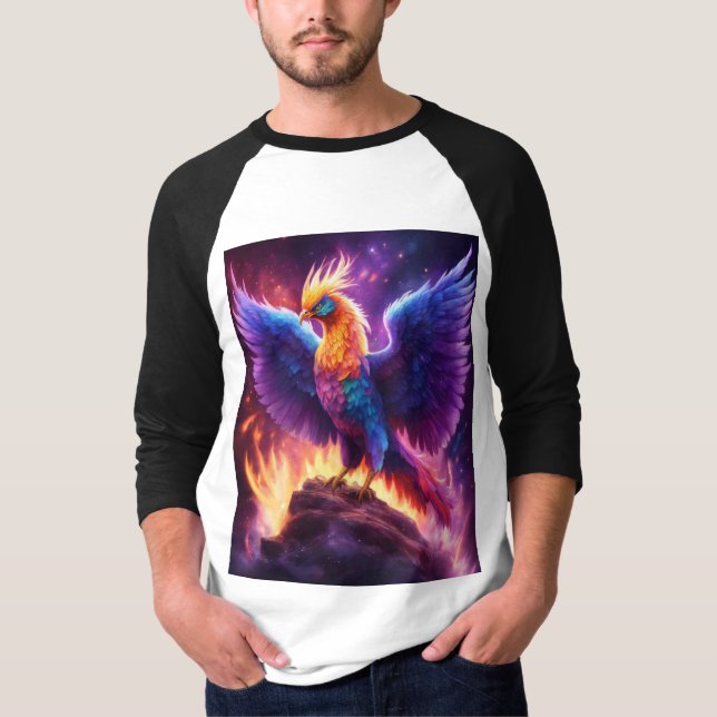 Majestic Soar - Eagle-Inspired Graphic T-shirt (Framsida)