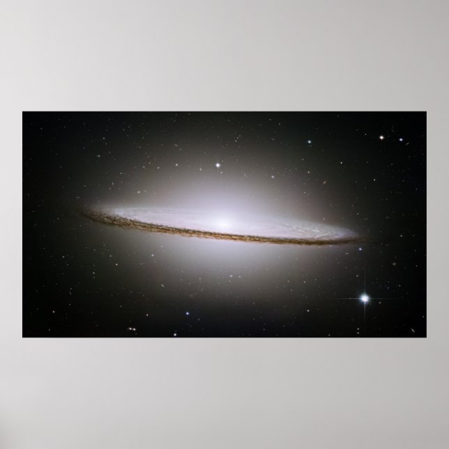 Majestic Sombrero Galaxy (M104) Poster (Framsidan)