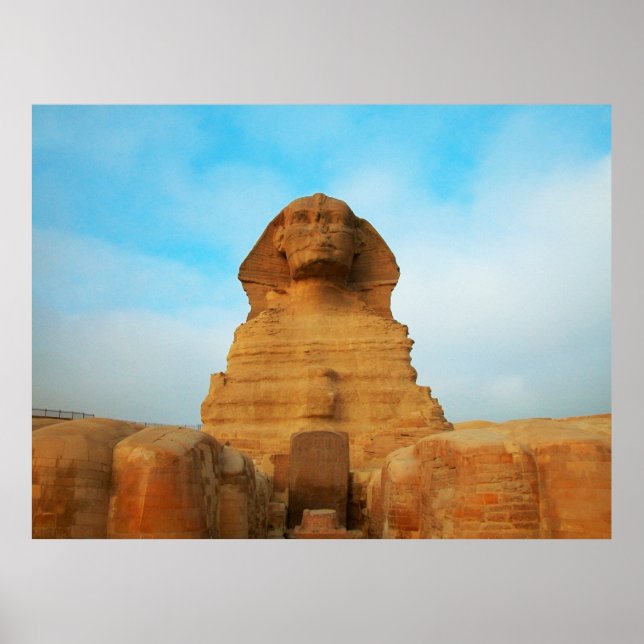 Majestic Sphinx Pyramids egyptian Poster (Framsidan)