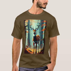 Majestic Stag Amidst Autumn Splendor #3 T Shirt