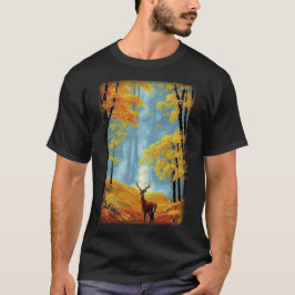 Majestic Stag in Autumn Forest #2 T Shirt