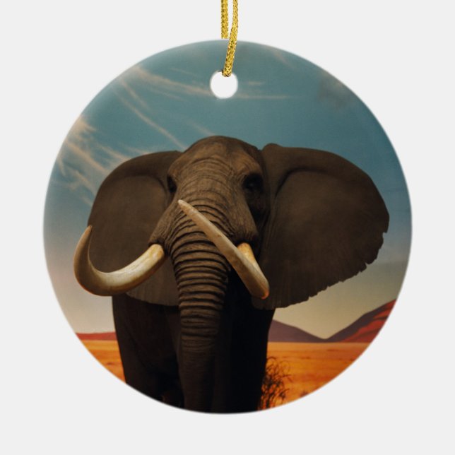 Majestic Stature Julgransprydnad Keramik (Framsidan)