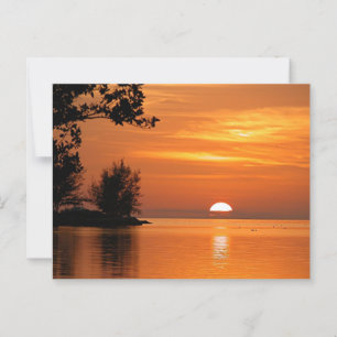 Majestic sunset i Florida Nycklar Vykort