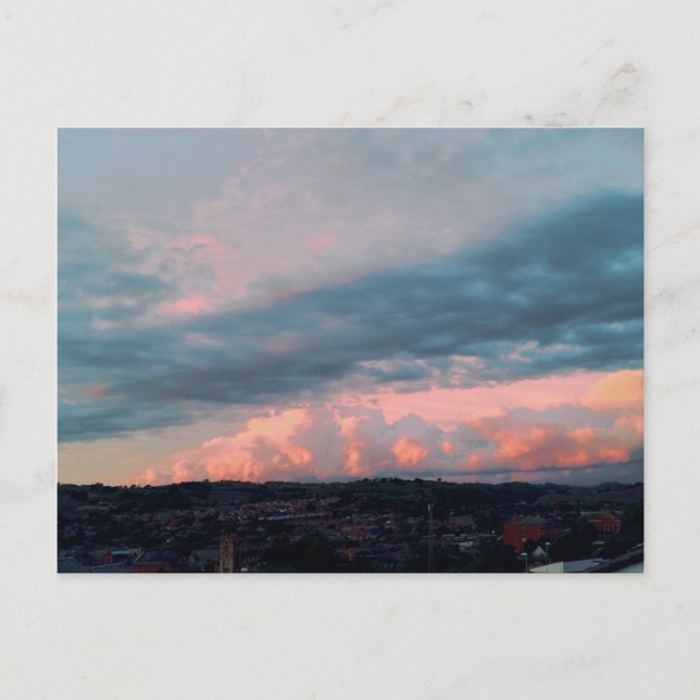 Majestic Sunset i Wales Vykort (Framsida)