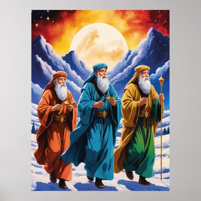 Majestic Three Wise Manar Journey jul Poster (Framsidan)