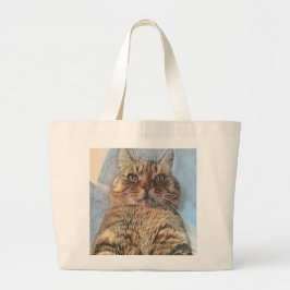 Majestic Tiger Cat Tote Bag Jumbo Tygkasse
