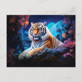 Majestic Tiger China Zodiac Artistry Vykort