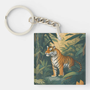 Majestic Tiger i Jungle Elegant Wildlife Art